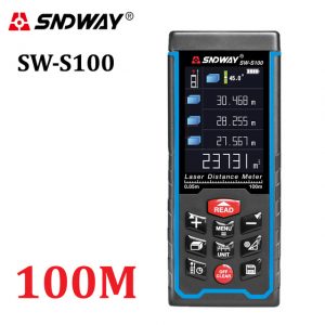 Meteran Laser Digital,Laser Distance Meter Digital 100M SNDWAY SW-S100 Berkwalitas